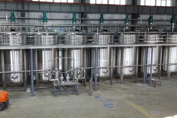 Stainless steel storage tank project