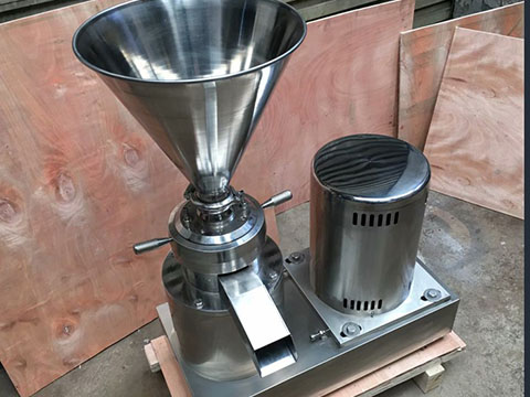 Square-mouth split colloid mill