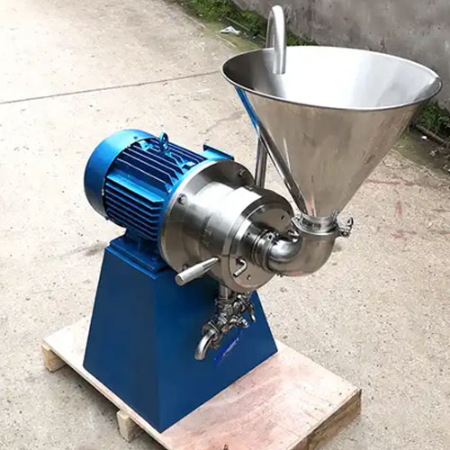 Horizontal colloid mills