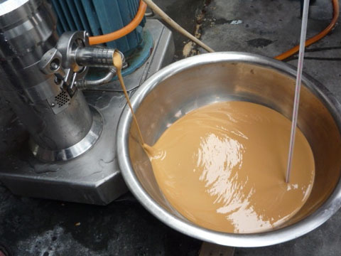 Peanut grinding effect