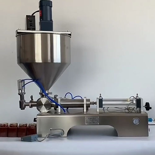 Semi-automatic paste filling machine