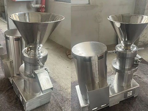 Nut butter grinder detail
