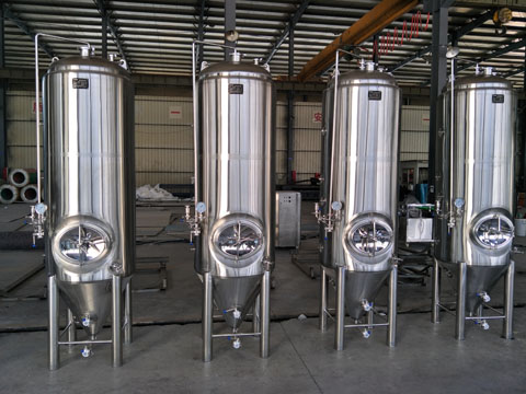 1000L cone-bottom beer fermentation tank