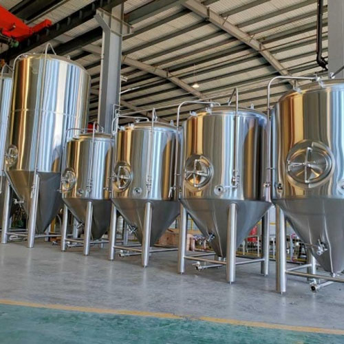Beer fermentation tanks