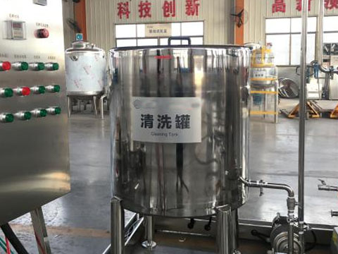 CIP cleaning tank