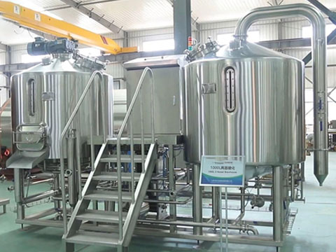 1000L Two-Vessel Beer Mashing System