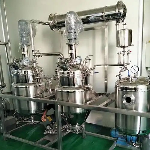 Extraction machine installation