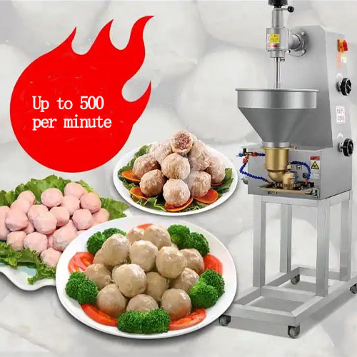 High-speed meatball forming machine
