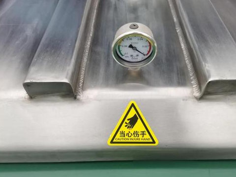 Vacuum numerical display