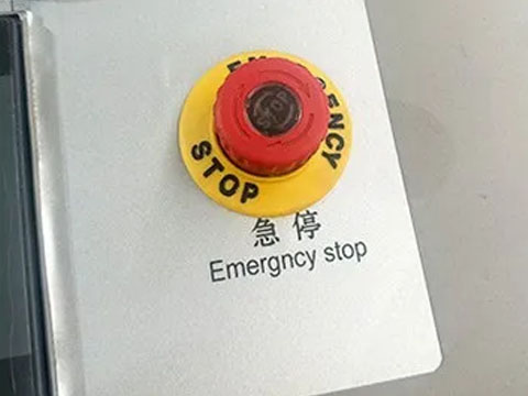 Emergency stop button