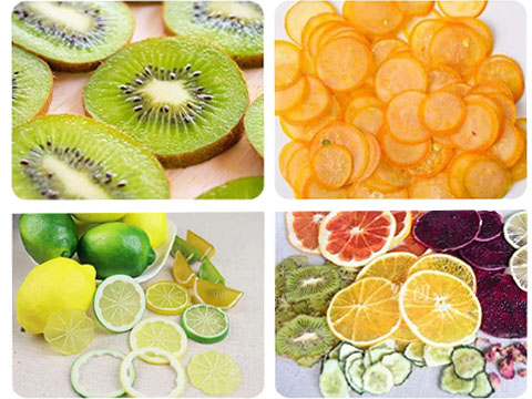 Fruit and vegetable slicing effect