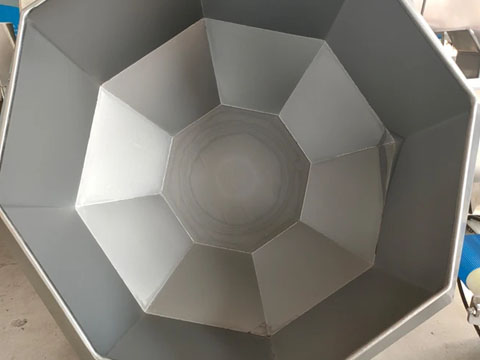 Octagonal stainless steel material bucket