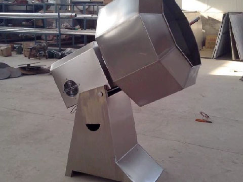 Potato chip seasoning machine