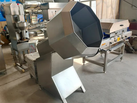 Produced mixing machine