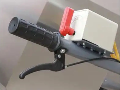 Safety operating handle