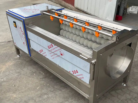 potato washing machine and peeling machine