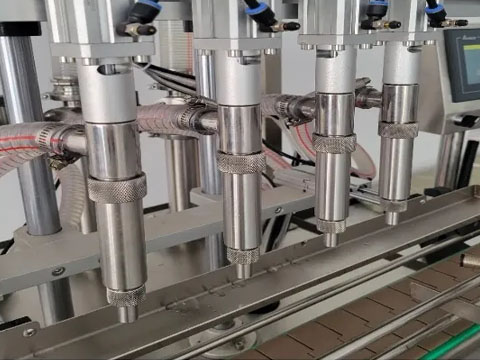 4 stainless steel filling heads