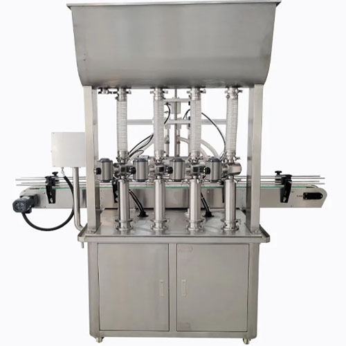 Back of the filling machine