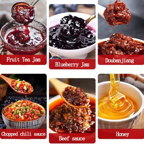 For filling sauces and pastes