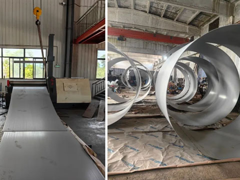 Stainless steel tank production process