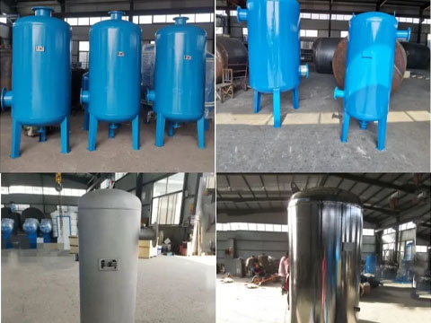 Various Types of Stainless Steel Pressurized Water Tanks