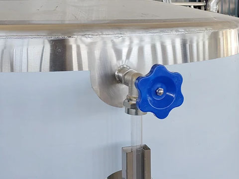 Level gauge valve
