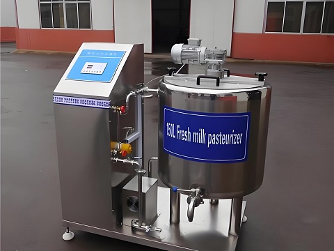 Fresh milk pasteuriser , small milk bar pasteurizer
