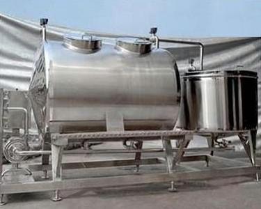 Display diagram of integrated stainless steel CIP cleaning machine