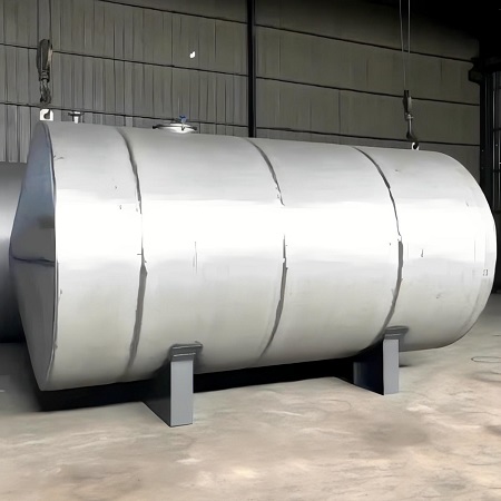 Horizontal tanks occupy a large area but have a low height