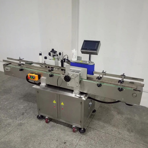 SS304 Vertikale Etikettiermaschine für runde Flaschen mit Klebstoff