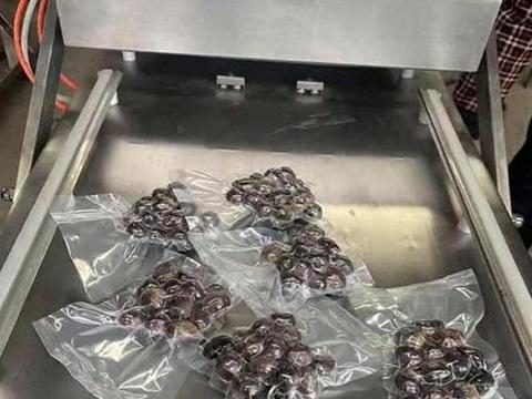 Vacuum packaging machine packaging effect display