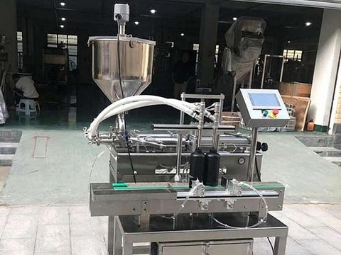 Double head chili sauce filling machine