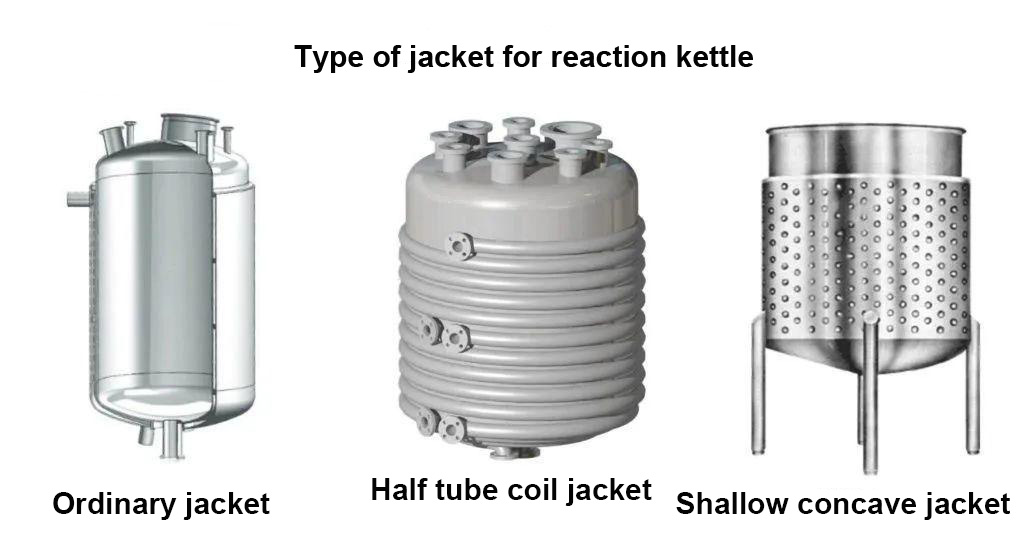 Types of jacketed stainless steel tanks